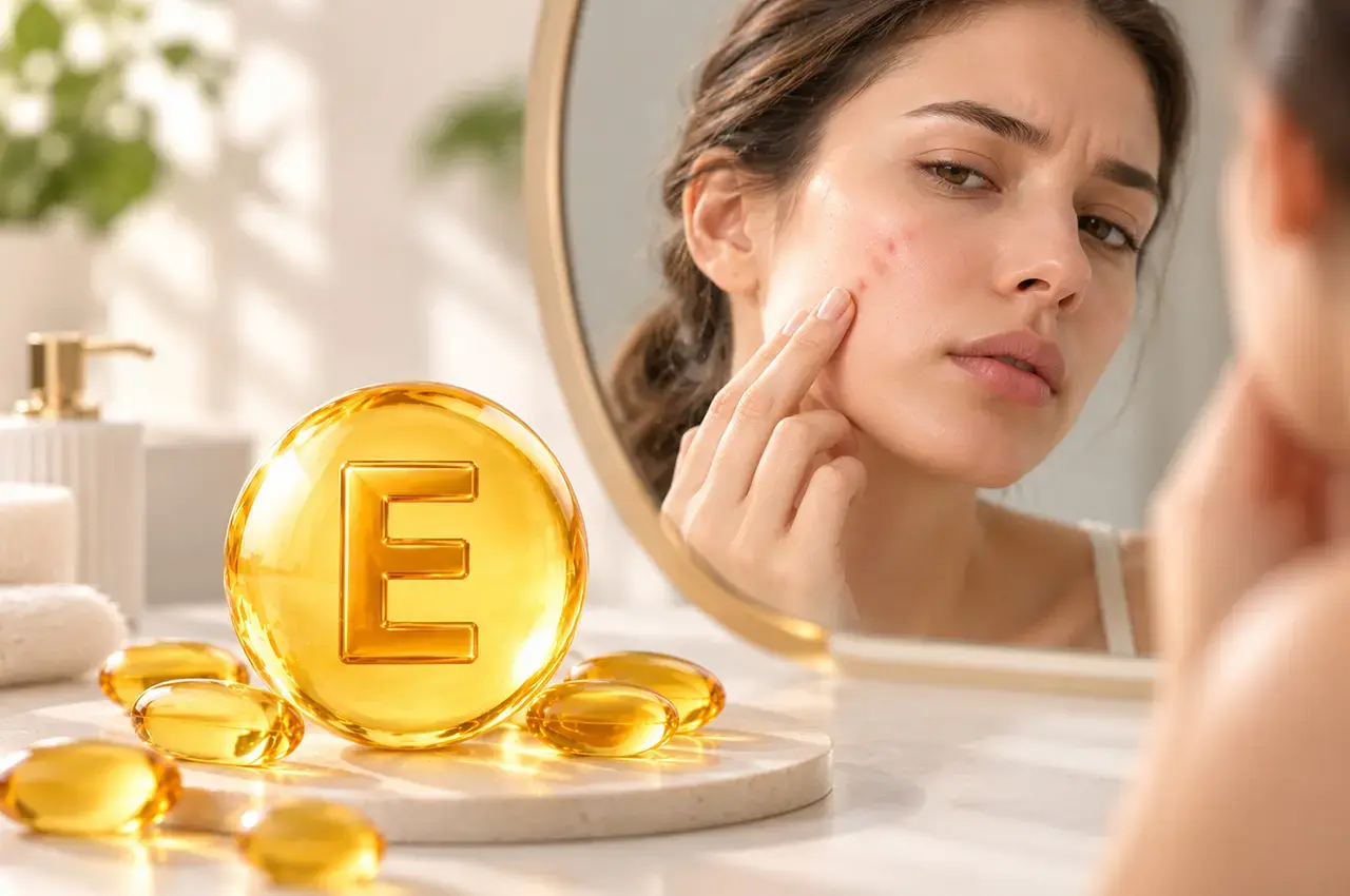 E Vitamini Sivilce Yapar mı? Cilde Zararları