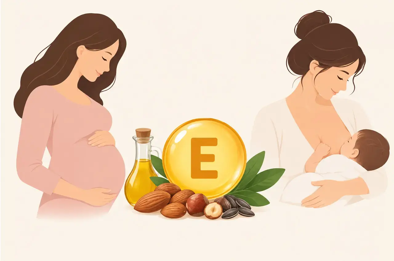 Hamilelikte ve Emzirme Döneminde E Vitamini