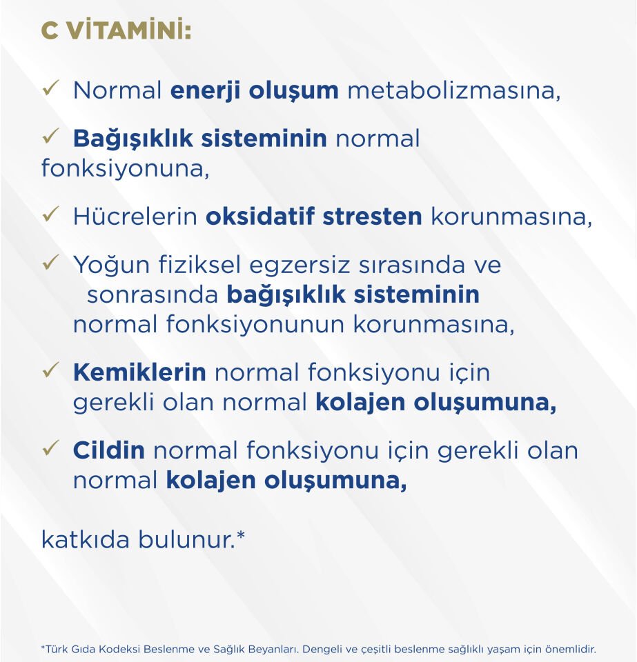 Lipozomal C Vitamini İçeren Kapsül Takviye Edici Gıda