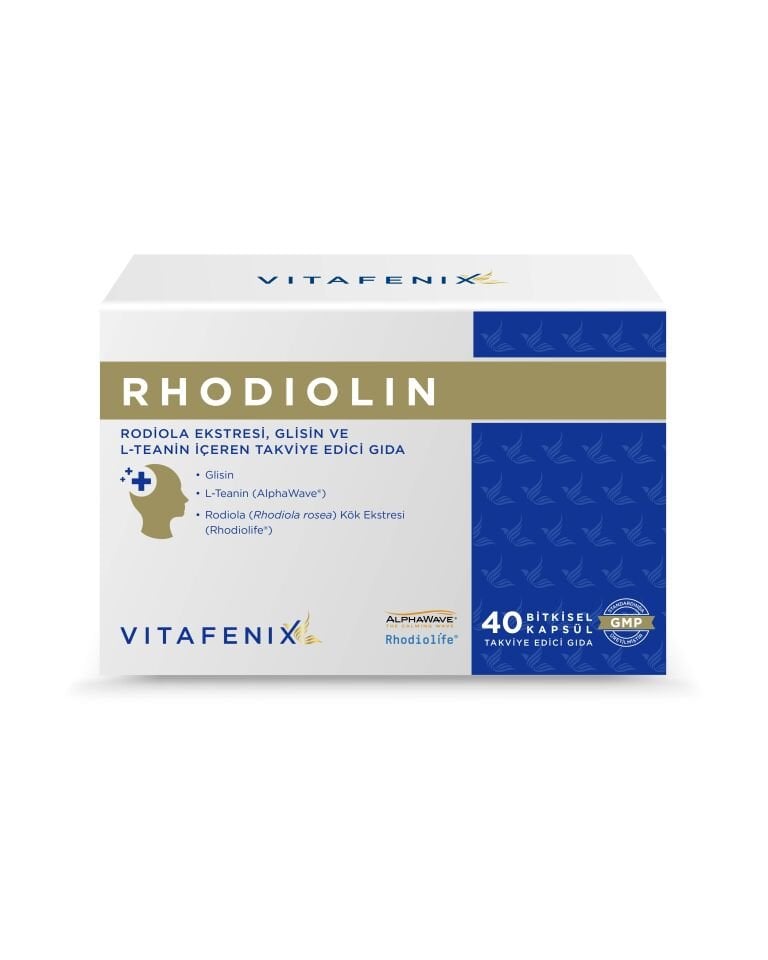 Rhodiolin Standardize Rodiola Kök Ekstresi L-Teanin ve Glisin Takviyesi görseli