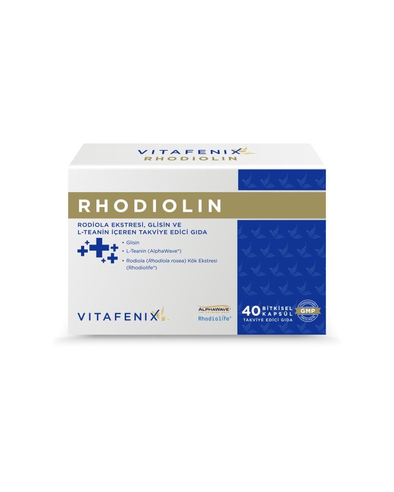Rhodiolin Standardize Rodiola Kök Ekstresi L-Teanin ve Glisin Takviyesi görseli