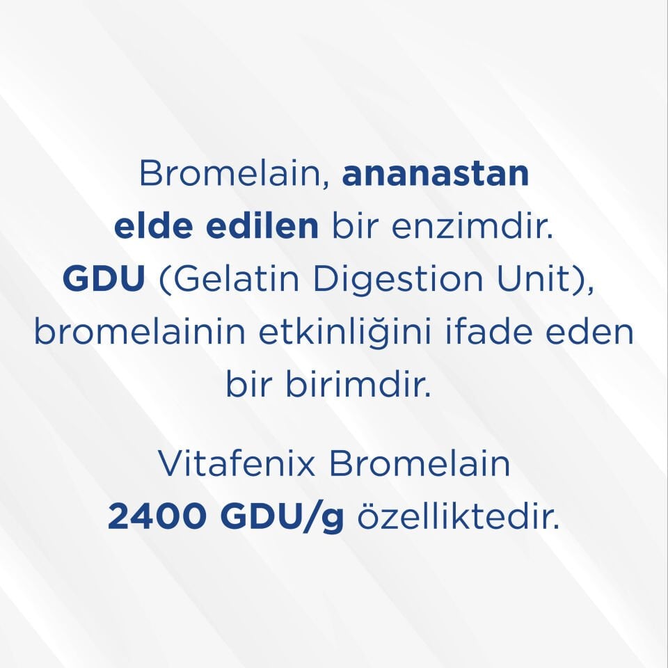 Bromelain Takviyesi