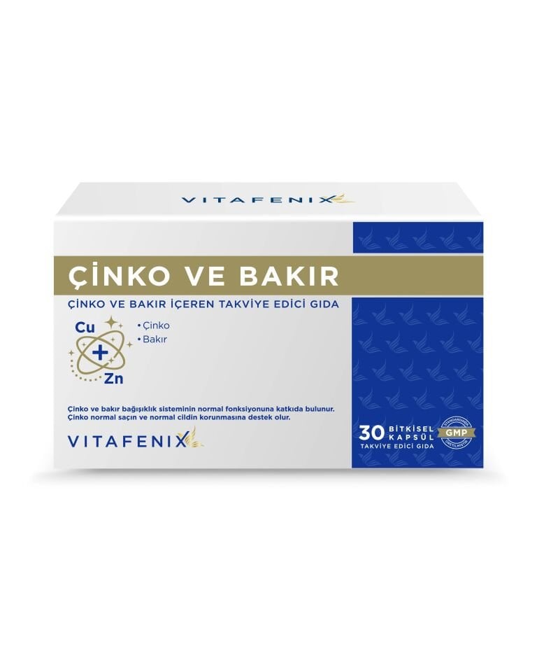 Çinko ve Bakır İçeren Takviye Edici Gıda