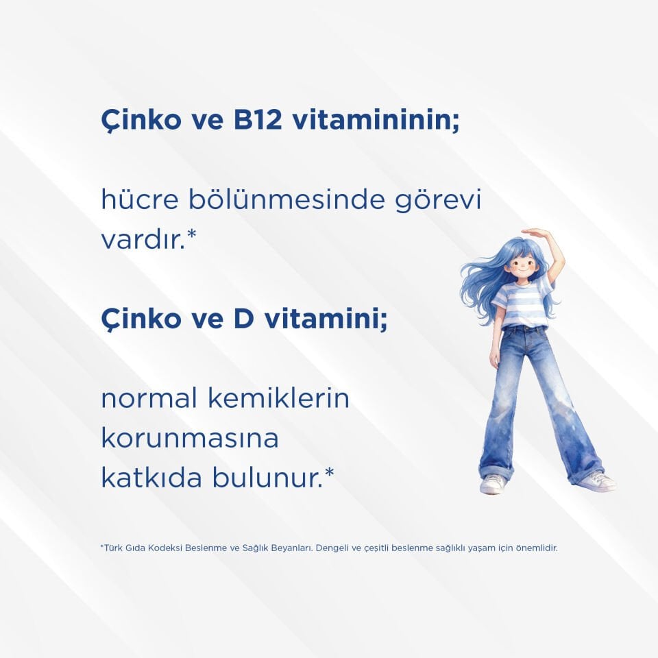 L-Arjinin ve Vitamin C İçeren Çocuklar İçin Sıvı Takviye Edici Gıda