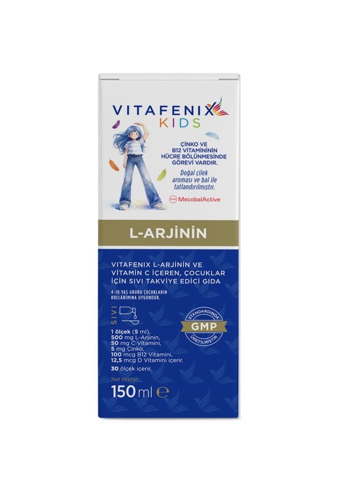 L-Arjinin ve Vitamin C İçeren Çocuklar İçin Sıvı Takviye Edici Gıda görseli