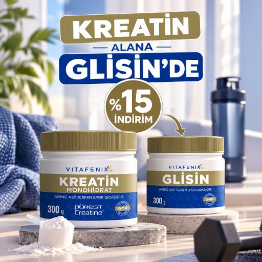 Kreatin Alana Glisin Sepette %15 İndirimli!