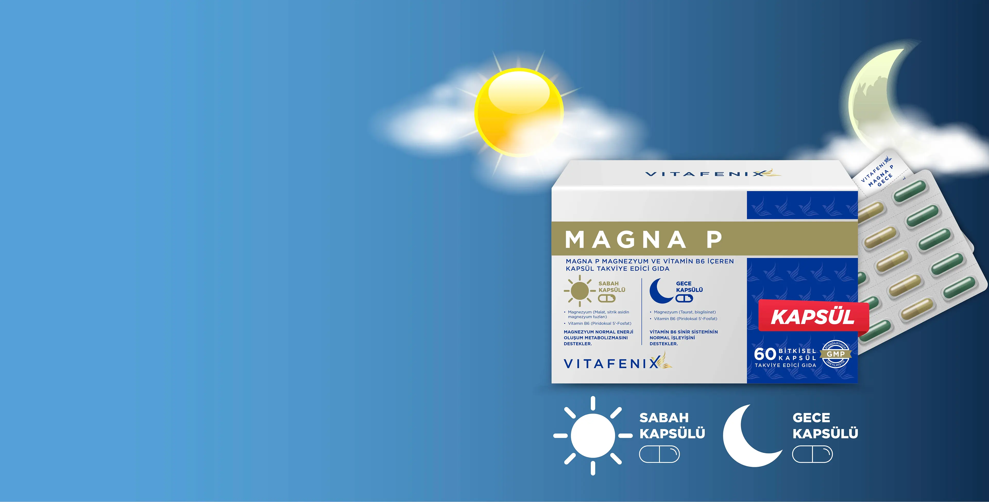 MAGNA P MAGNEZYUM TAKVİYESİ