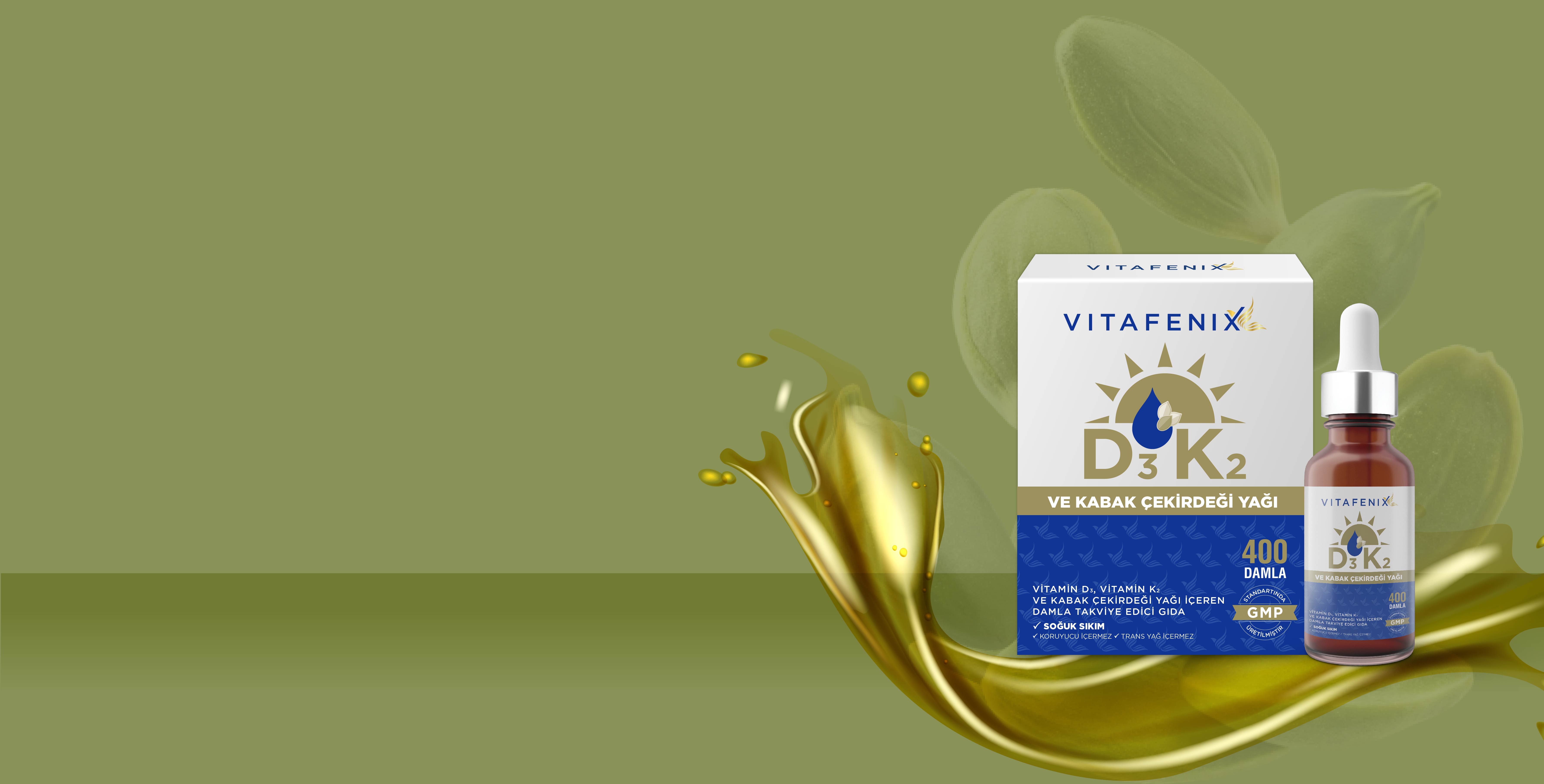 D3K2 VE KABAK ÇEKİRDEĞİ YAĞI