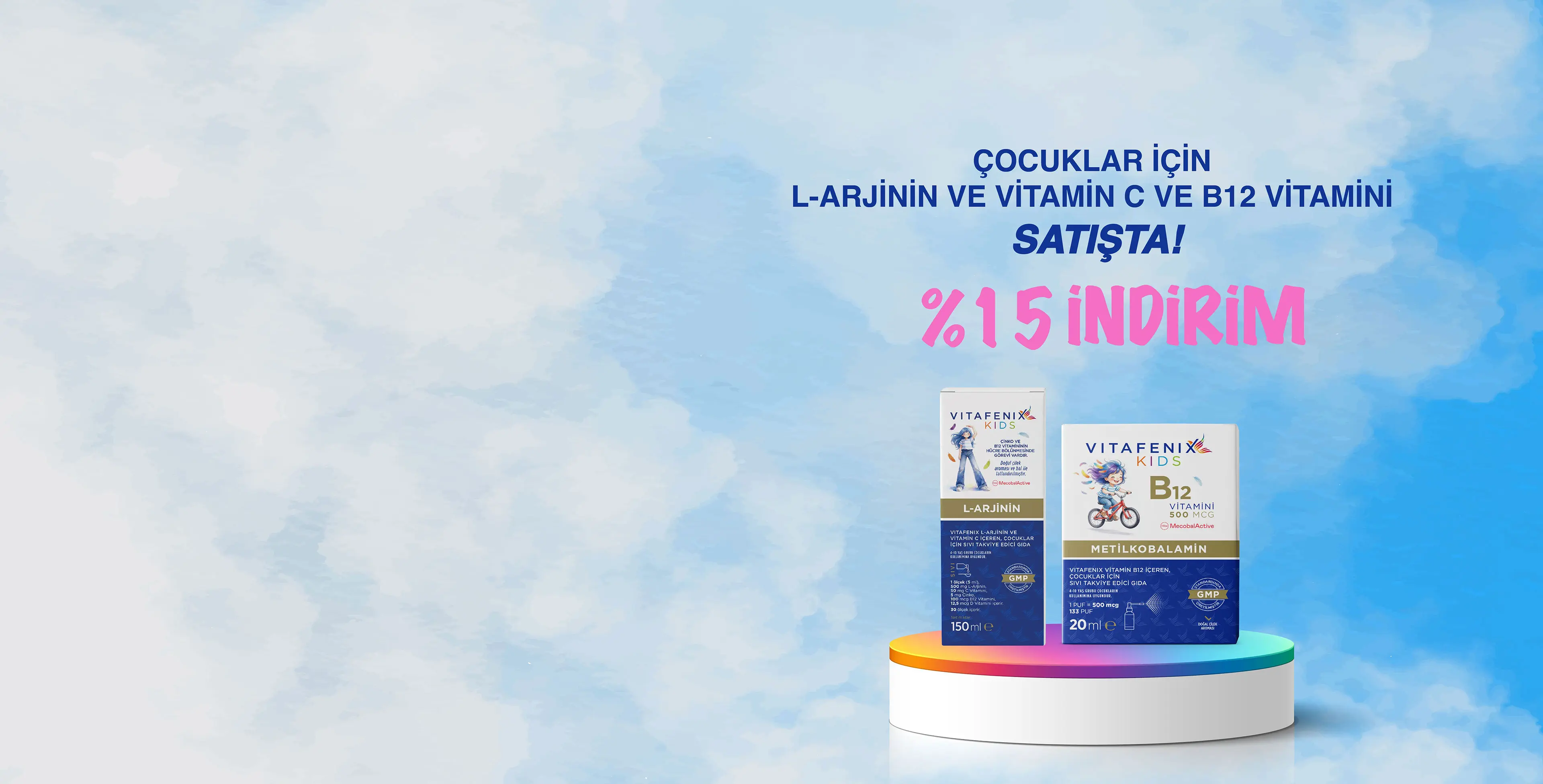 KIDS L-ARJİNİN VE B12 SATIŞTA!